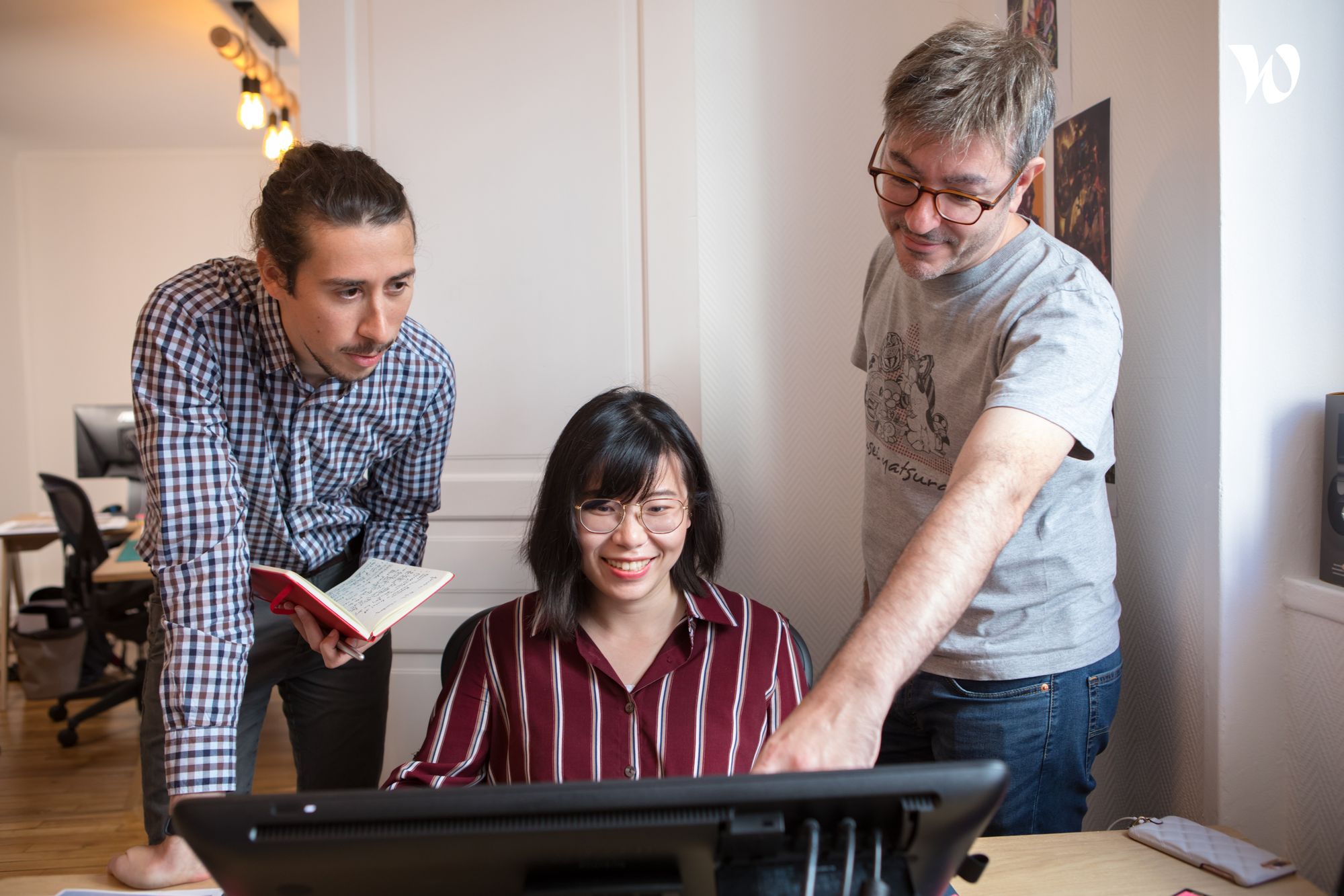 The Equinox team at work in the Paris studio